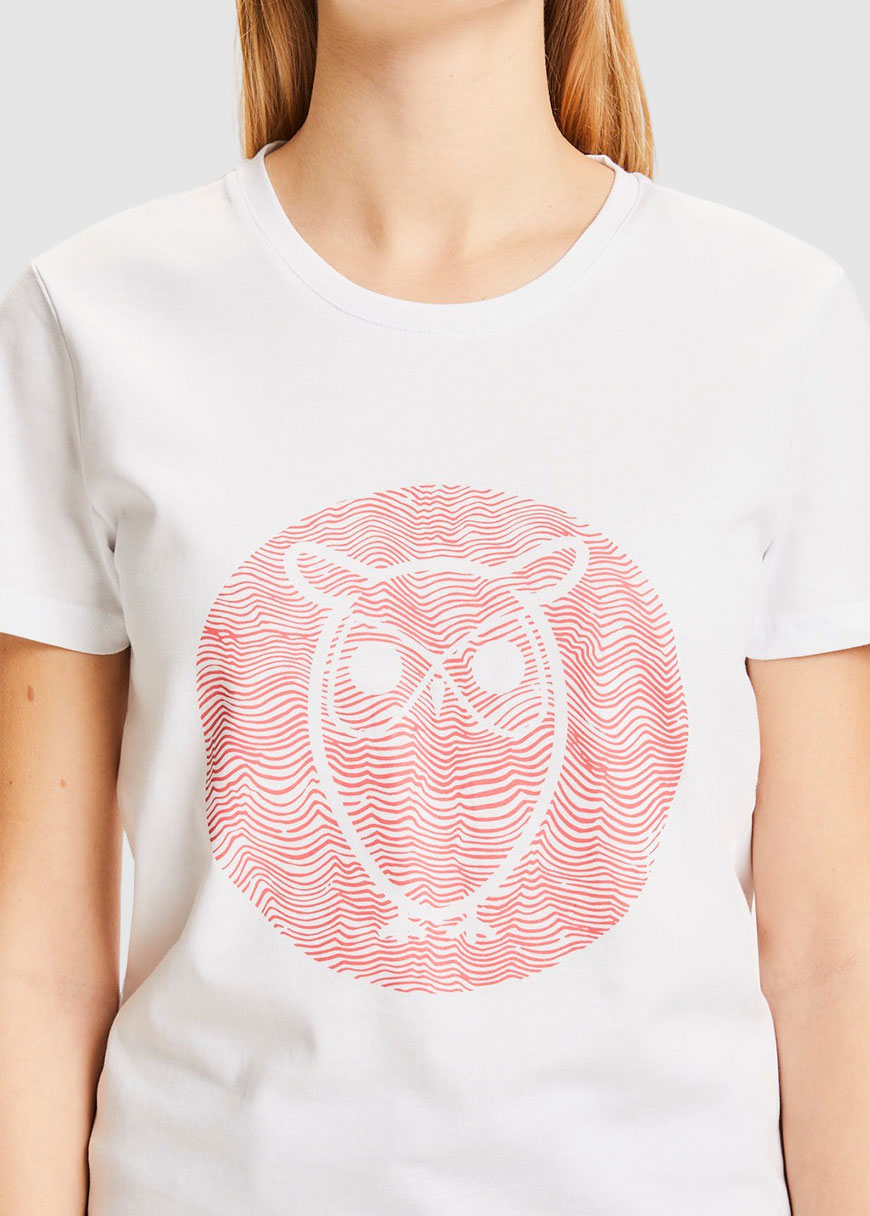 Rosa Owl Line Printed Tee Rosa Owl Line Printed Tee