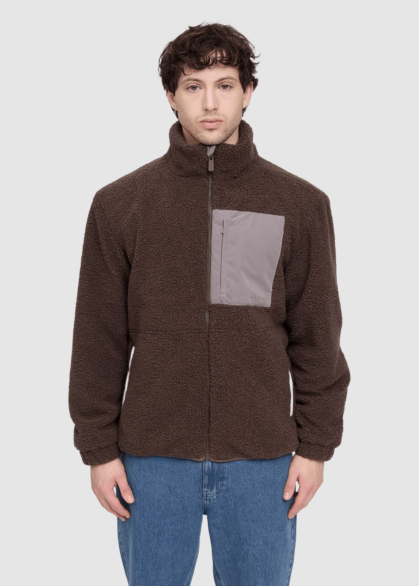 mazine-padded-teddy-fleece-jacket-chocolate-warm-mud-3.jpeg Padded Teddy-Fleece Jacket Chocolate Warm Mud