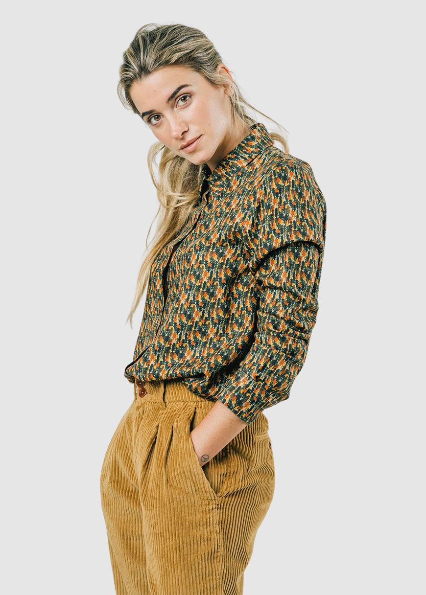 Corduroy Pleated Pant