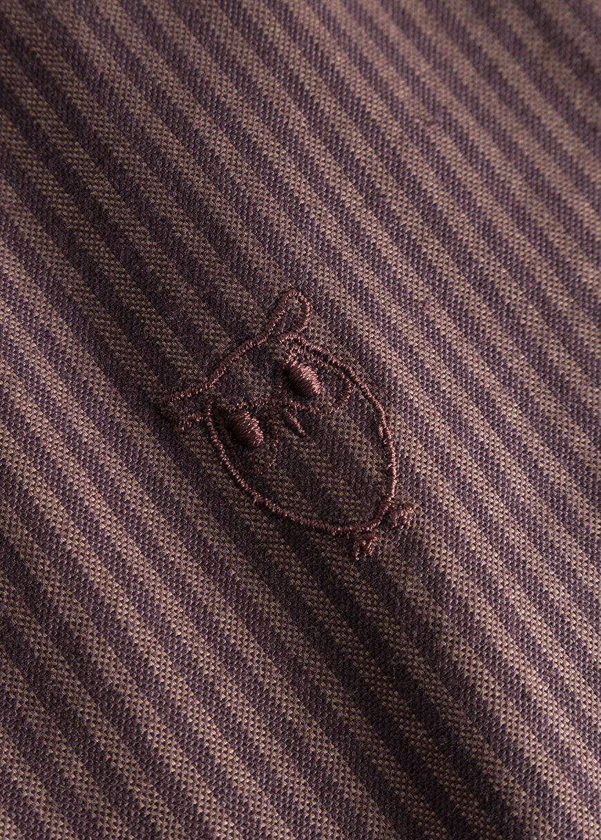 Costom Tailored Fit Striped Oxford Shirt Costom Tailored Fit Striped Oxford Shirt