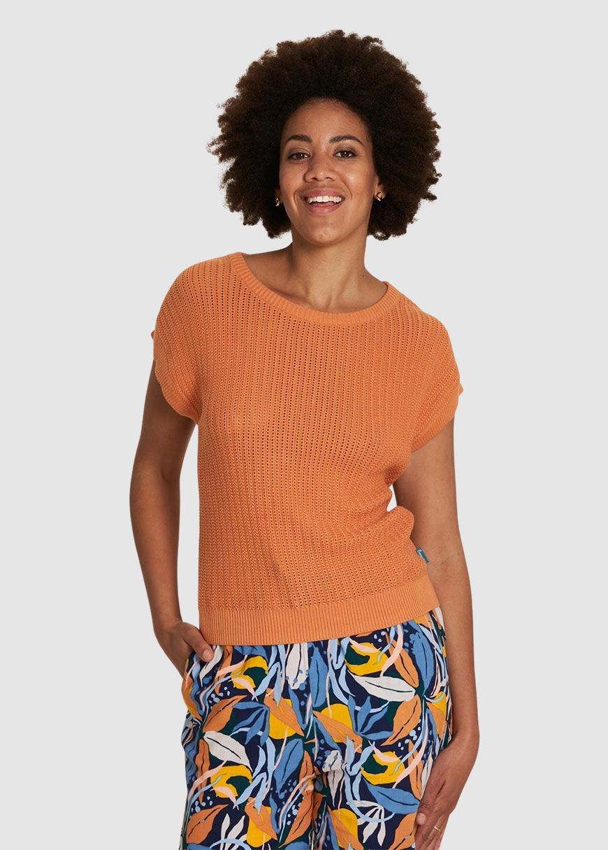 Lockeres Strick-Shirt Lockeres Strick-Shirt