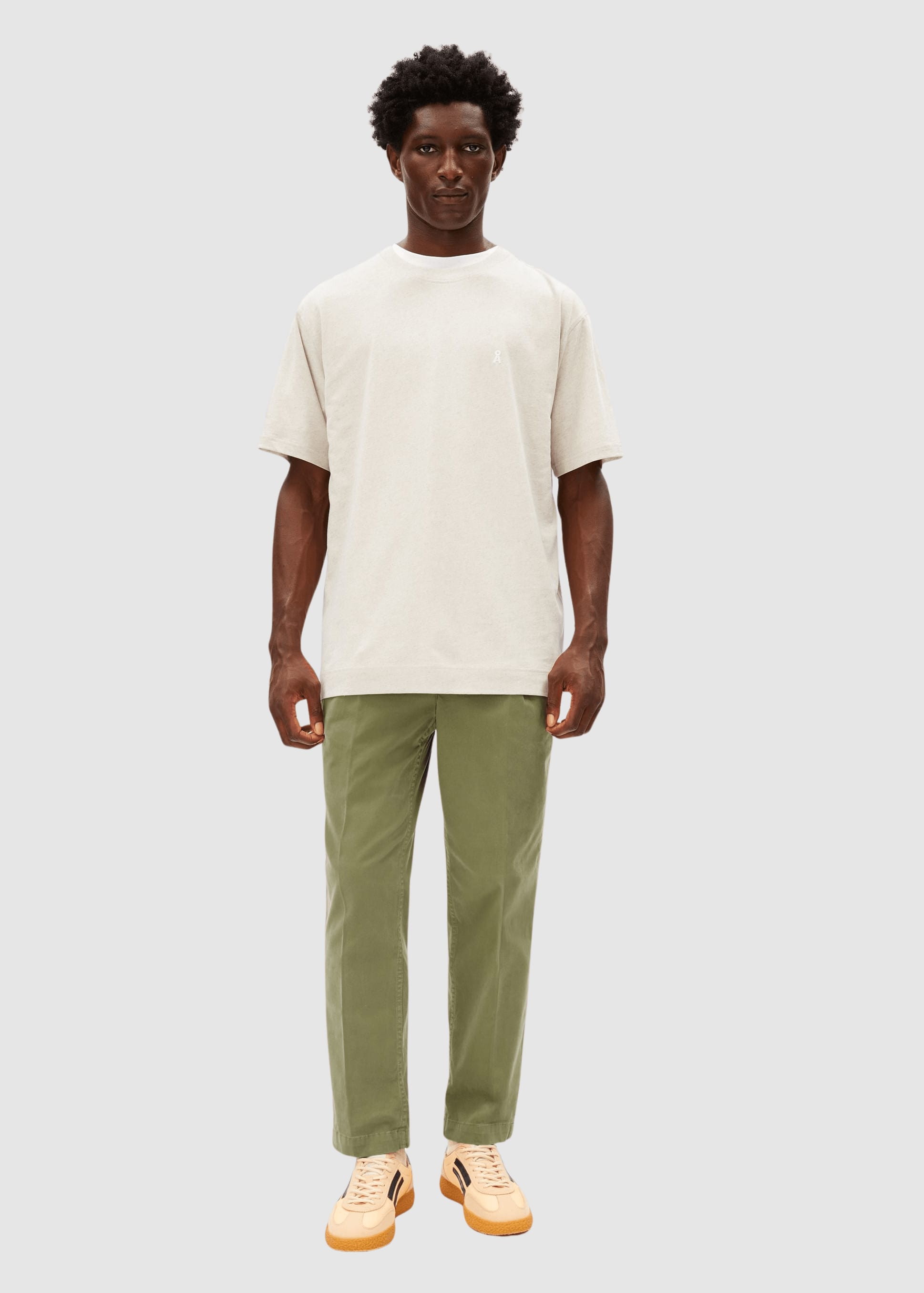 Maarkos Linen Blend T-Shirt Pure Maarkos Linen Blend T-Shirt Pure