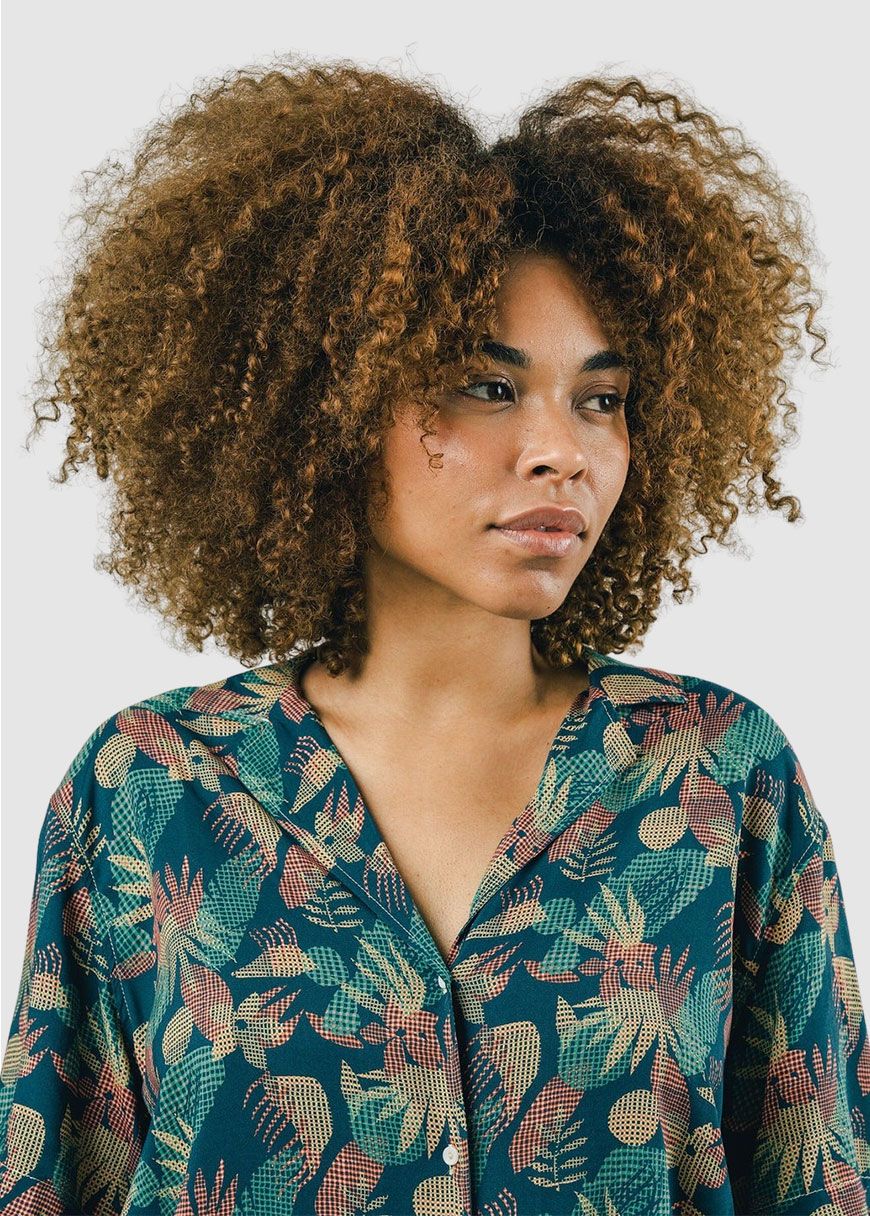 Blouse Flower Vichy