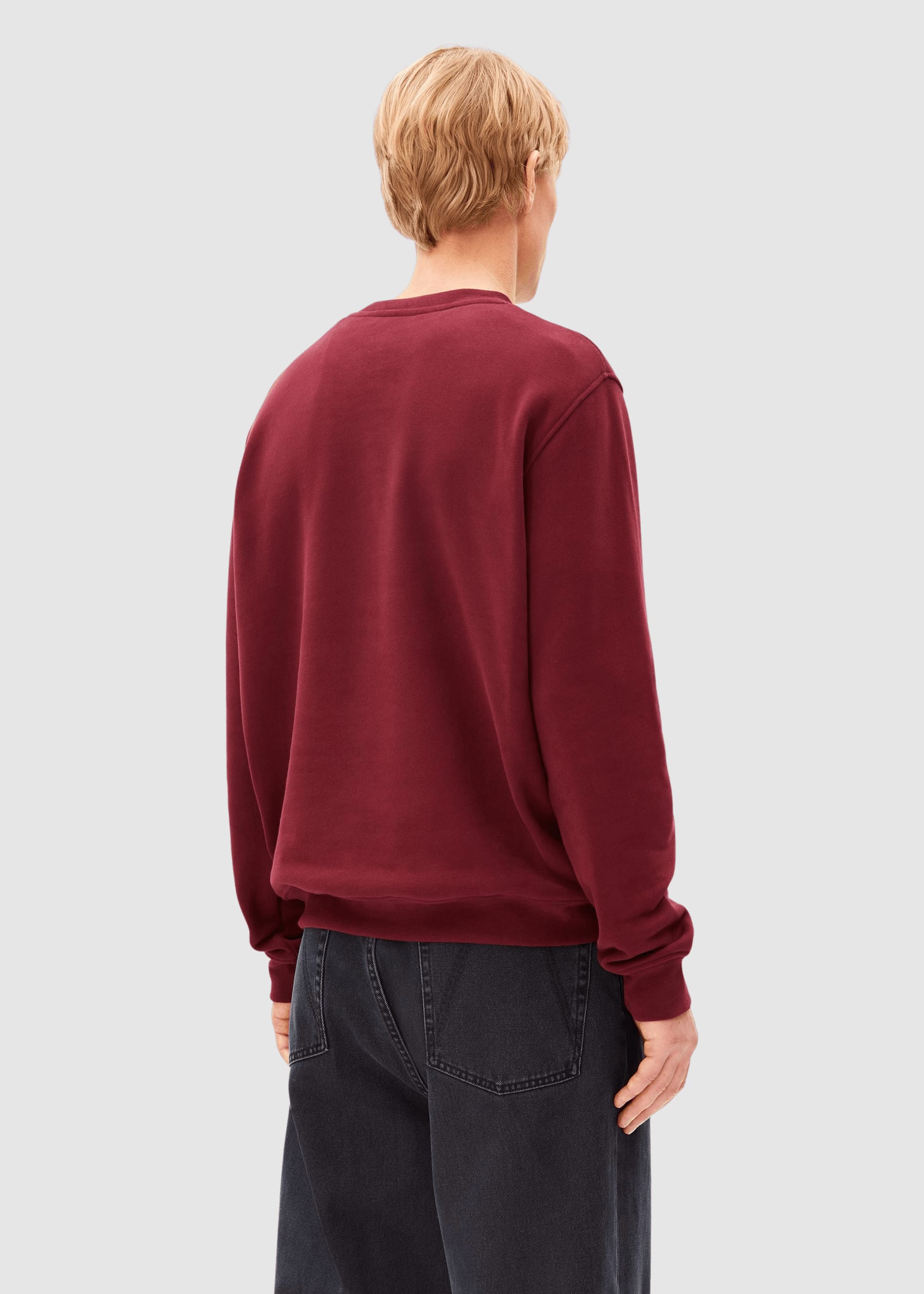 armedangels-baaro-fleece-sweatshirt-velvet-red-2.jpeg Baaro Fleece Sweatshirt Velvet Red