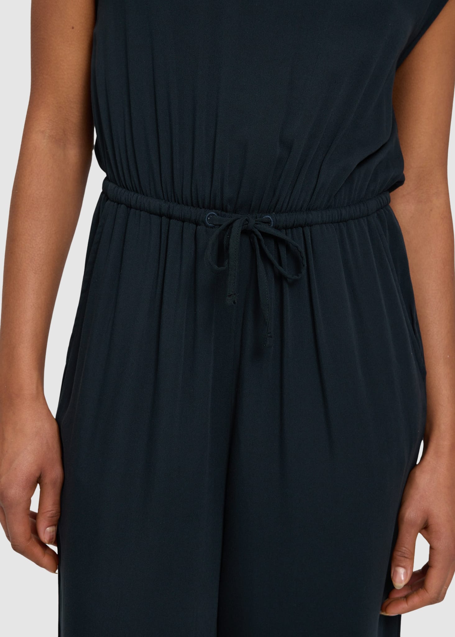 Viscose Jumpsuit Black Viscose Jumpsuit Black