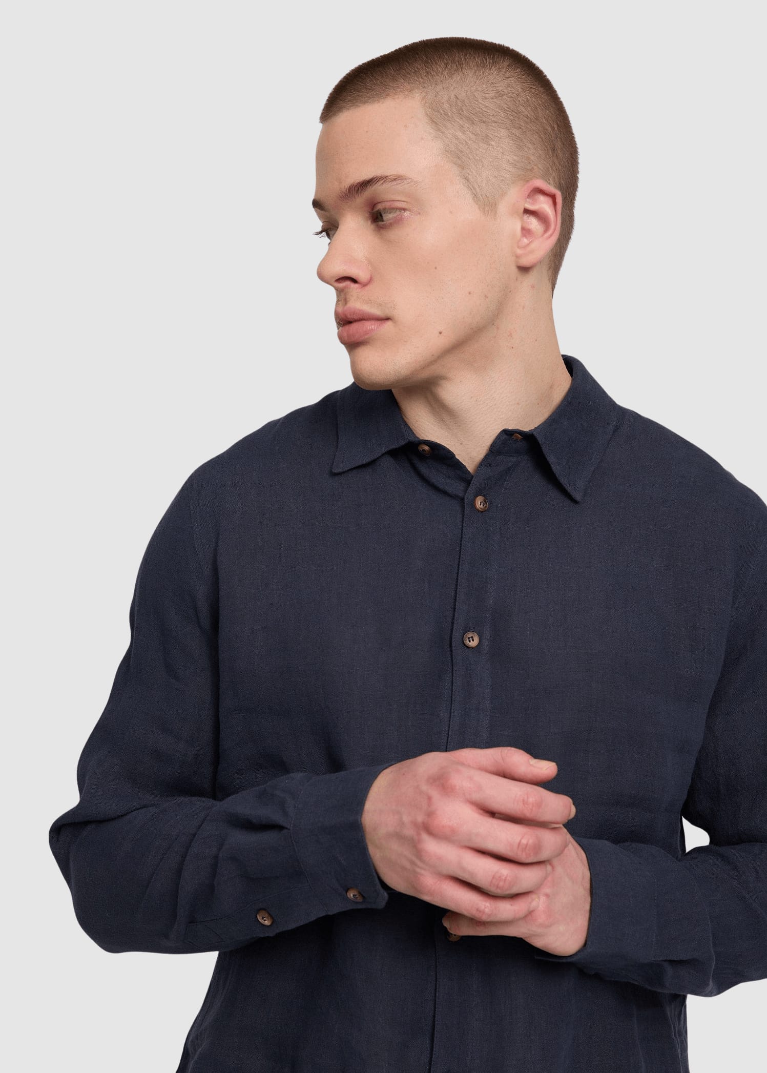 Classic Linen Shirt Ink Blue Classic Linen Shirt Ink Blue