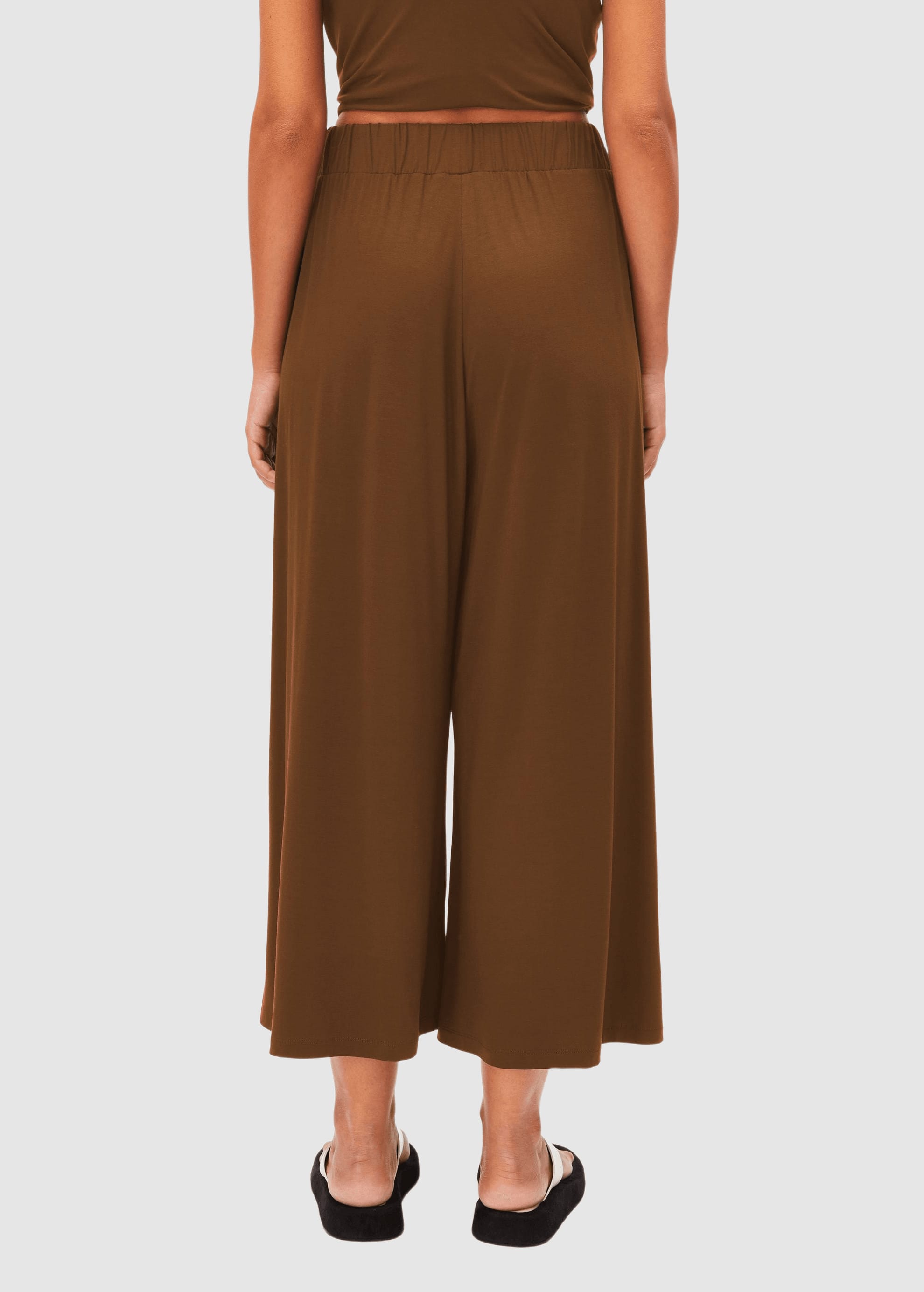 Cropped Jersey Pant Dried Palm Cropped Jersey Pant Dried Palm