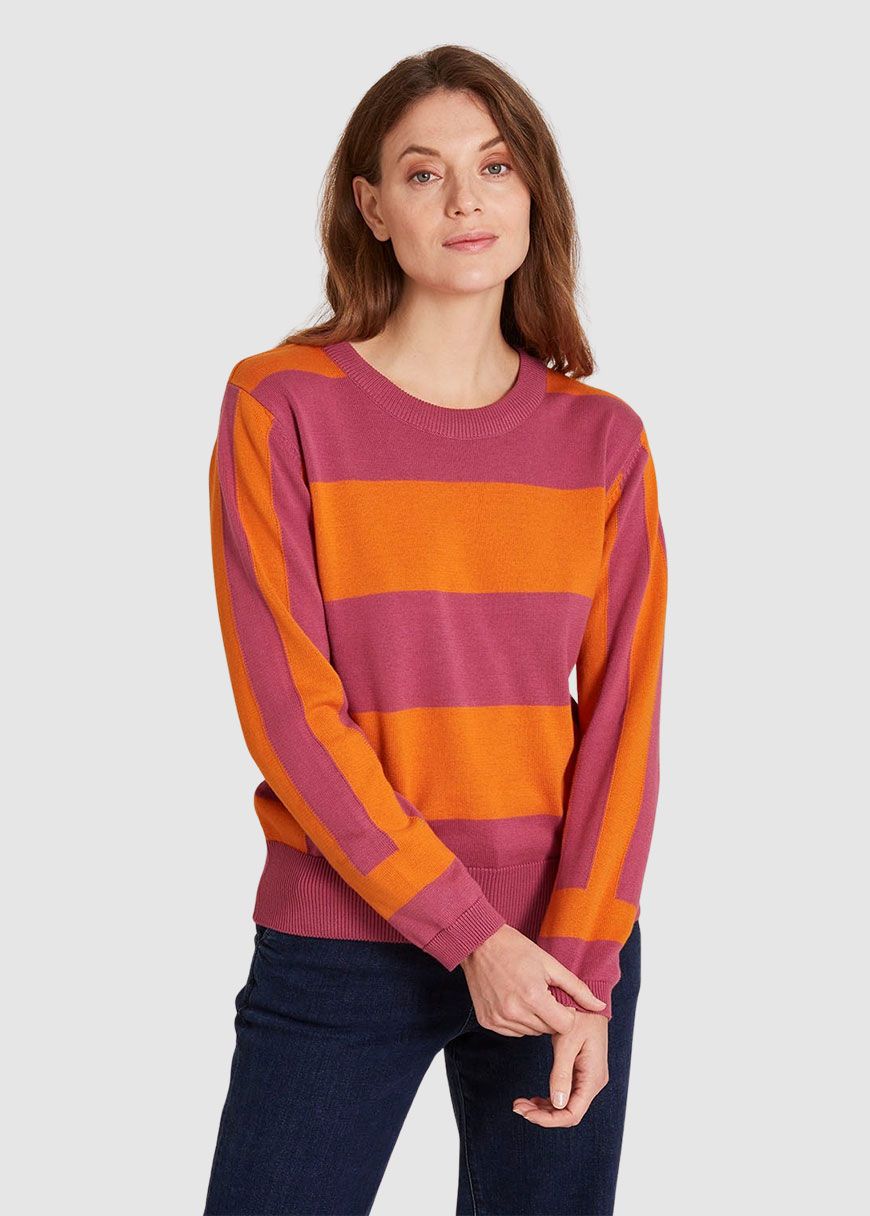 Strickpullover im Block Design Strickpullover im Block Design