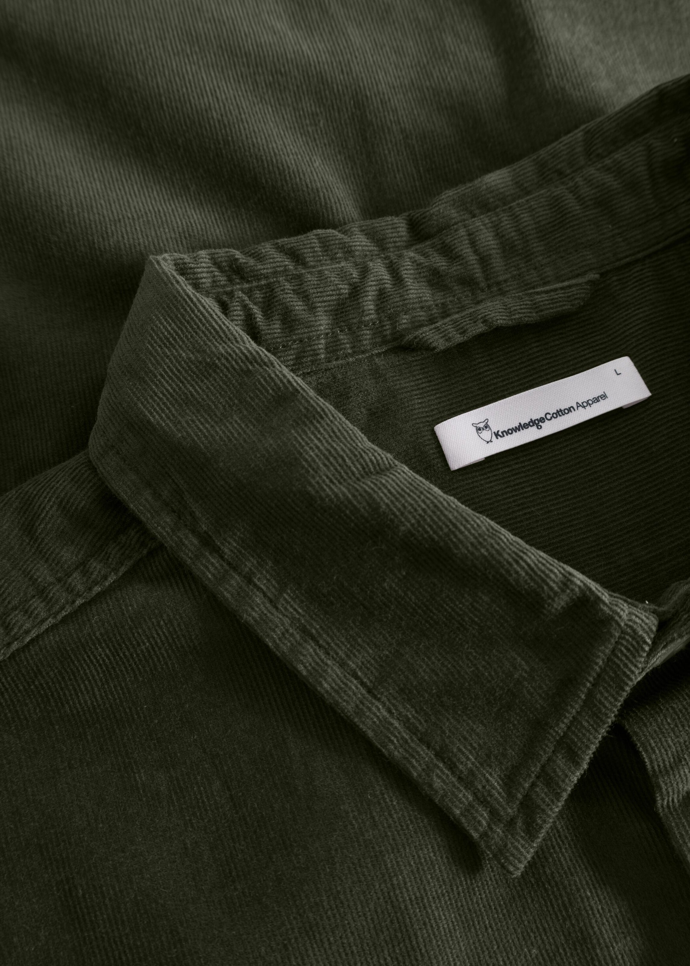 Dune Regular Corduroy Shirt Forrest Night