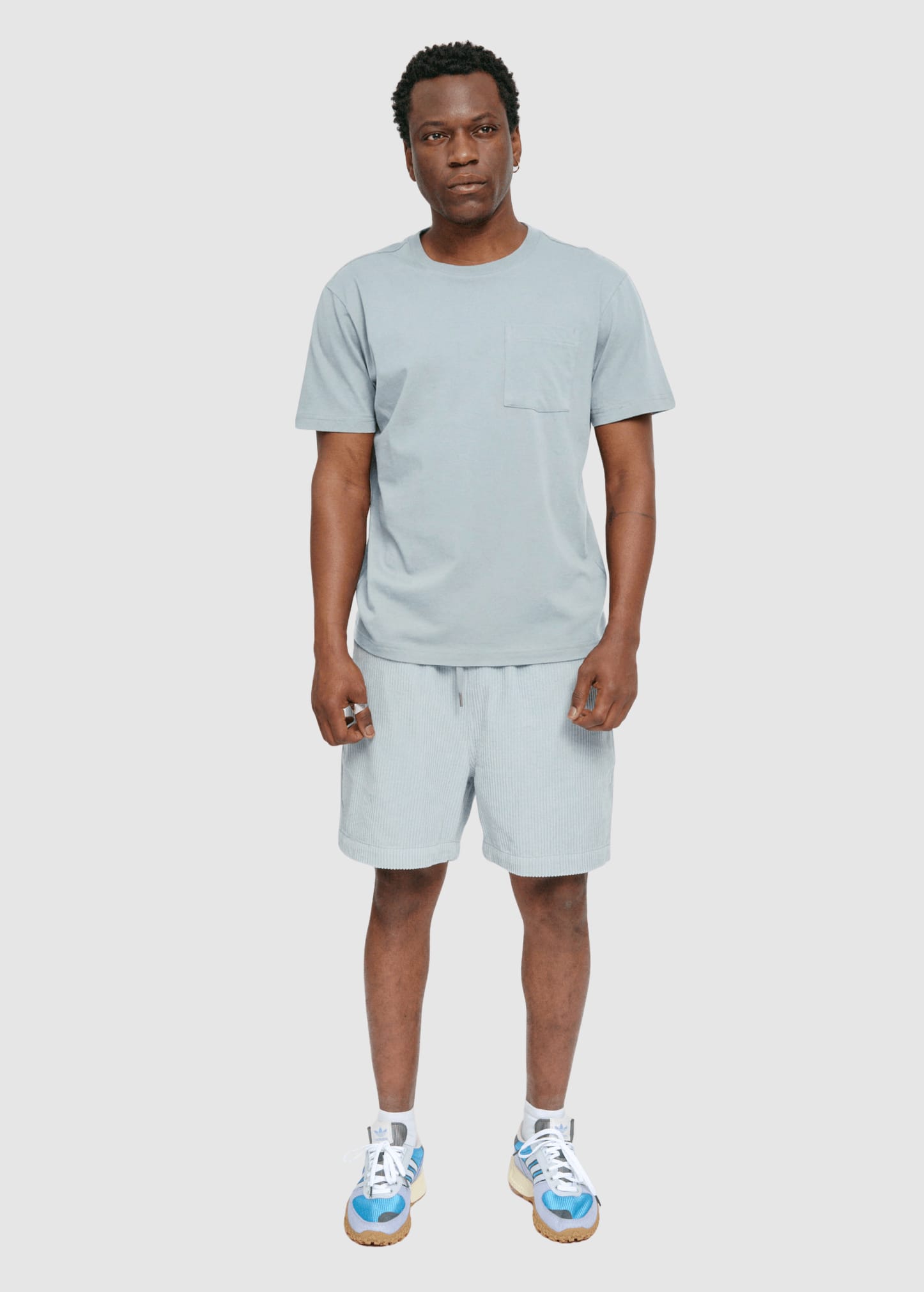 Chest Pocket T-Shirt Ice Blue
