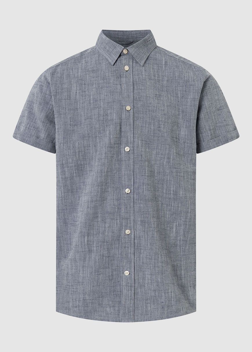 Custom Fit Linen Short Sleeve Shirt Custom Fit Linen Short Sleeve Shirt