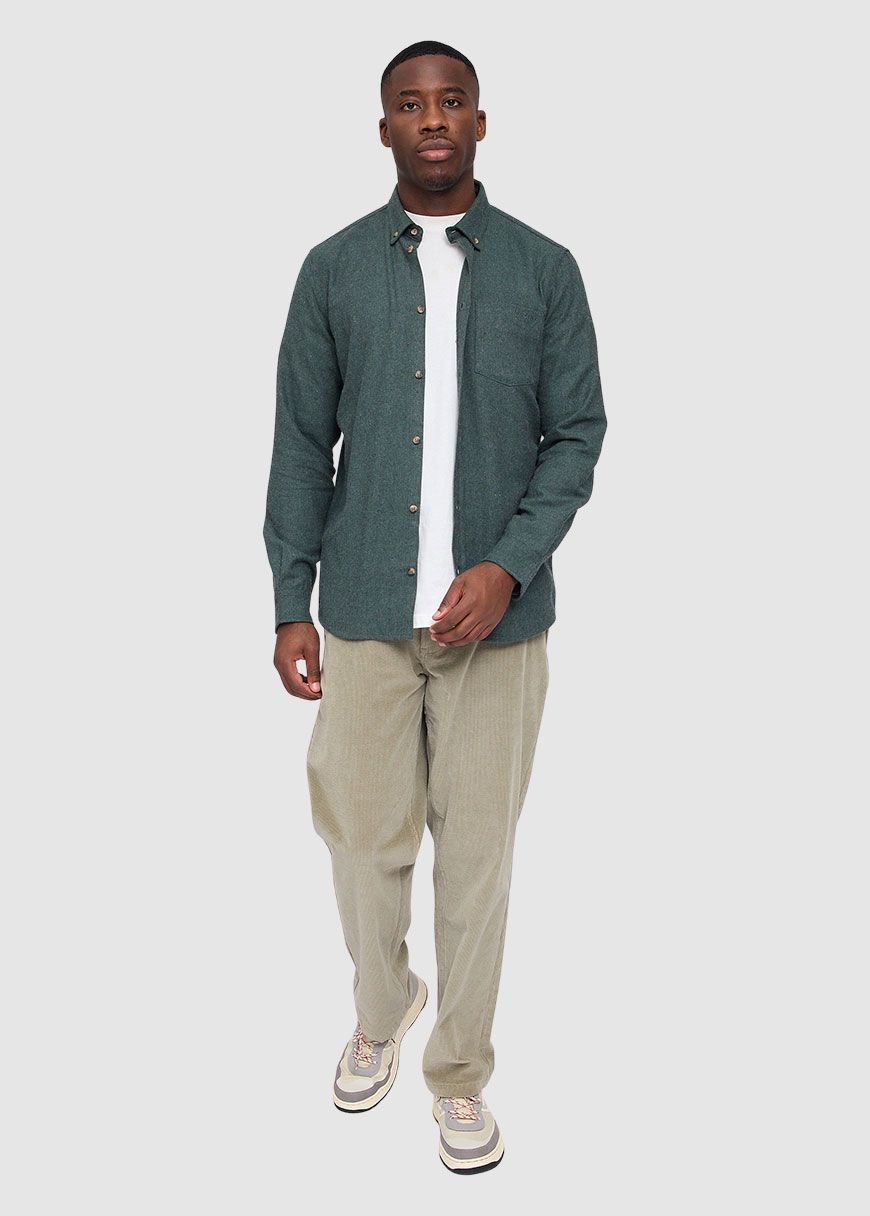 Melange Flannel Shirt