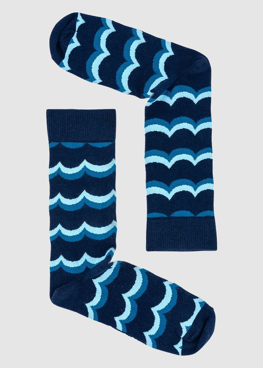 Abstract Water Waves Socks Abstract Water Waves Socks