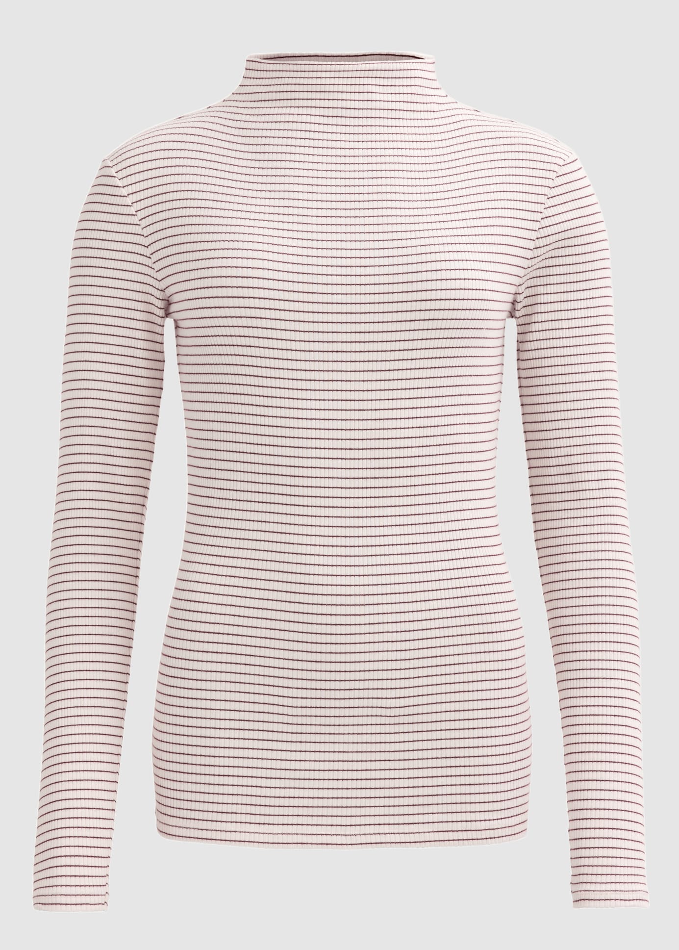 people-wear-organic-ripp-langarm-shirt-stehkragen-puder-geringelt-1.jpeg Ripp Langarm-Shirt Stehkragen Puder Geringelt
