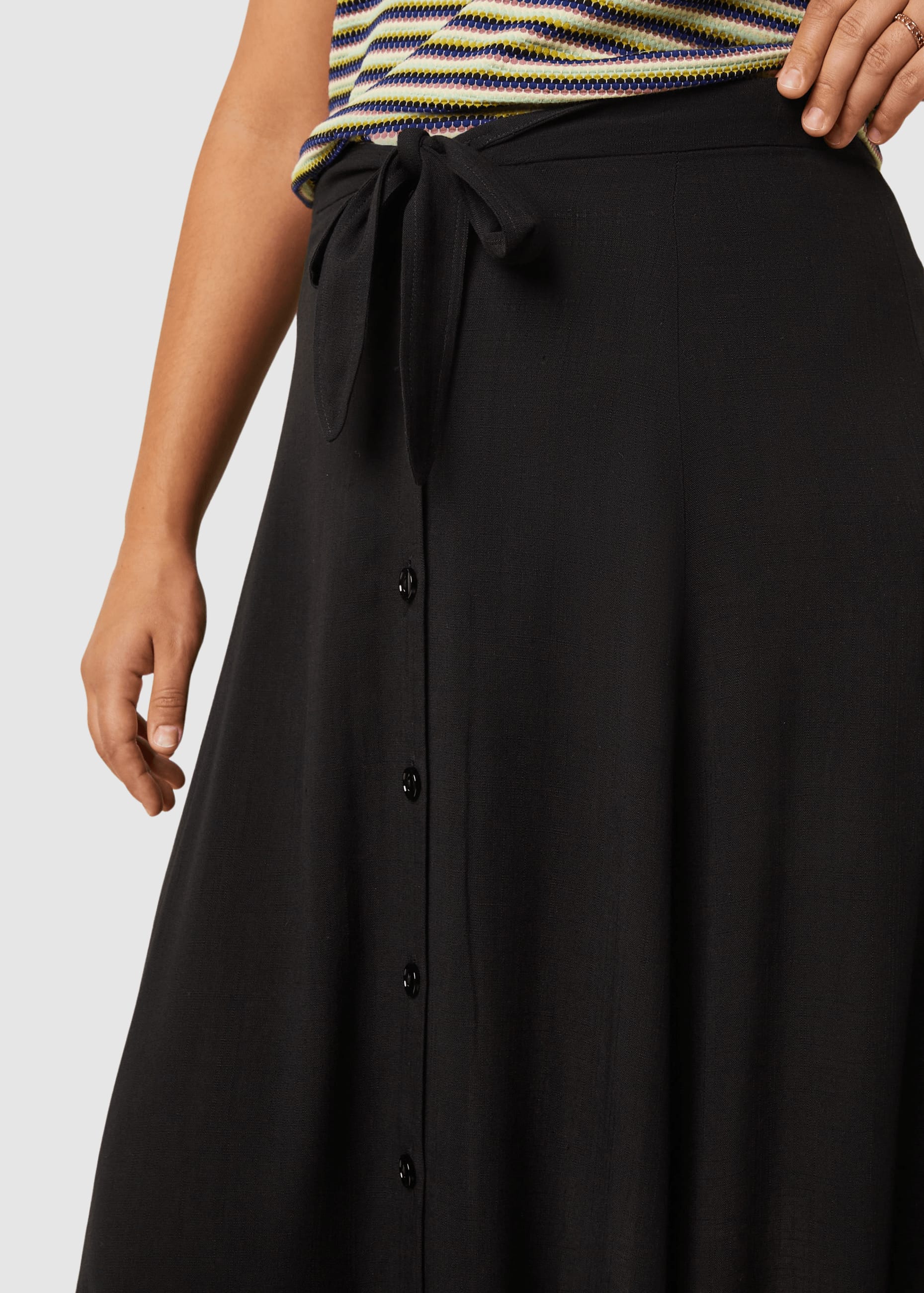 Judy Midi Skirt Atomic Black