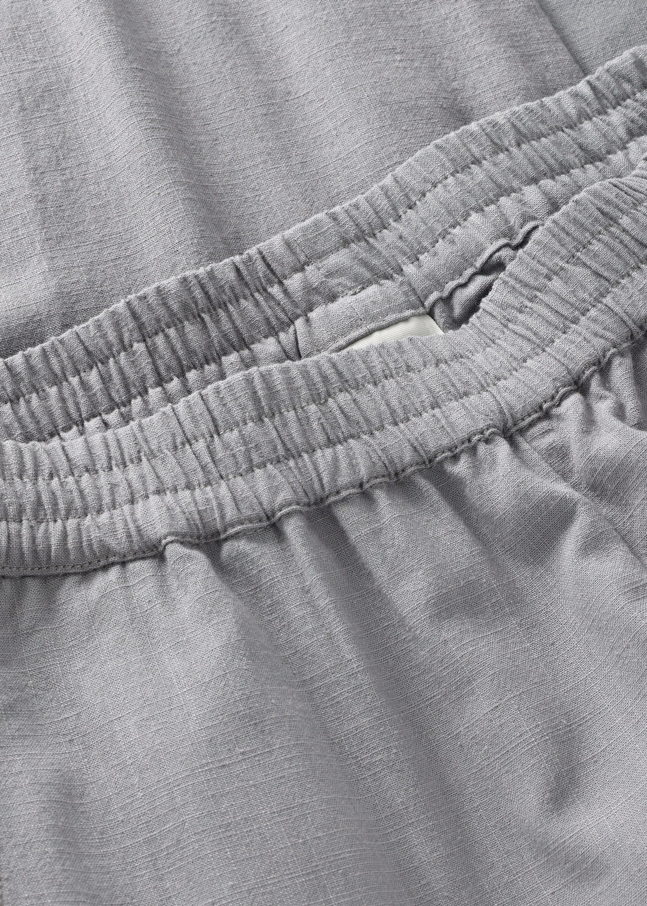 Posey Wide Linen-MIX Pants Ultimate Grey Posey Wide Linen-MIX Pants Ultimate Grey