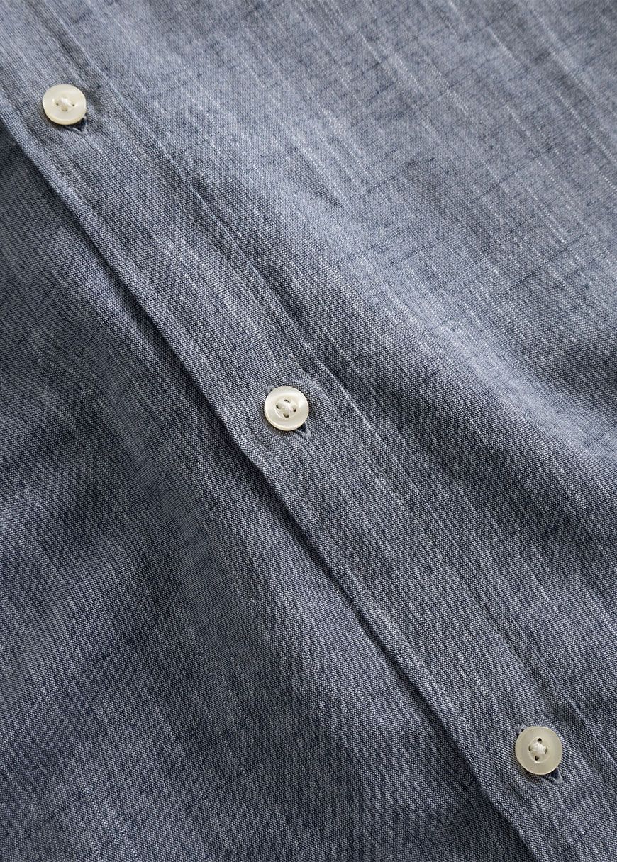 Custom Fit Linen Short Sleeve Shirt
