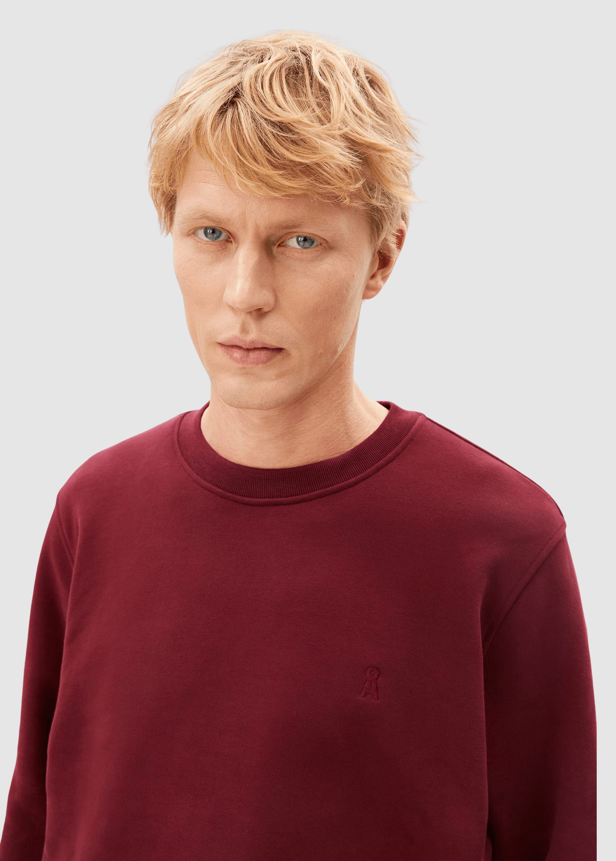 armedangels-baaro-fleece-sweatshirt-velvet-red-3.jpeg Baaro Fleece Sweatshirt Velvet Red