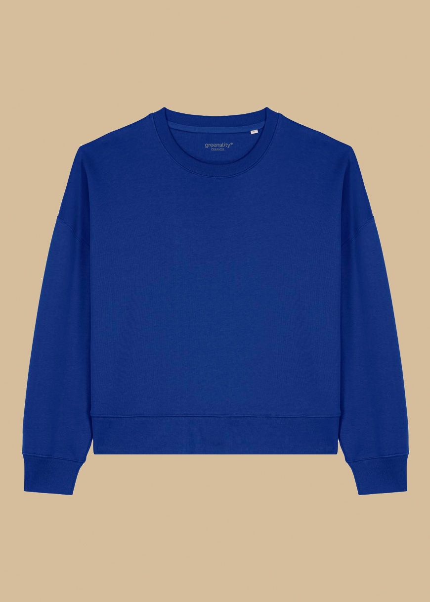Classic Sweater Woman Worker Blue