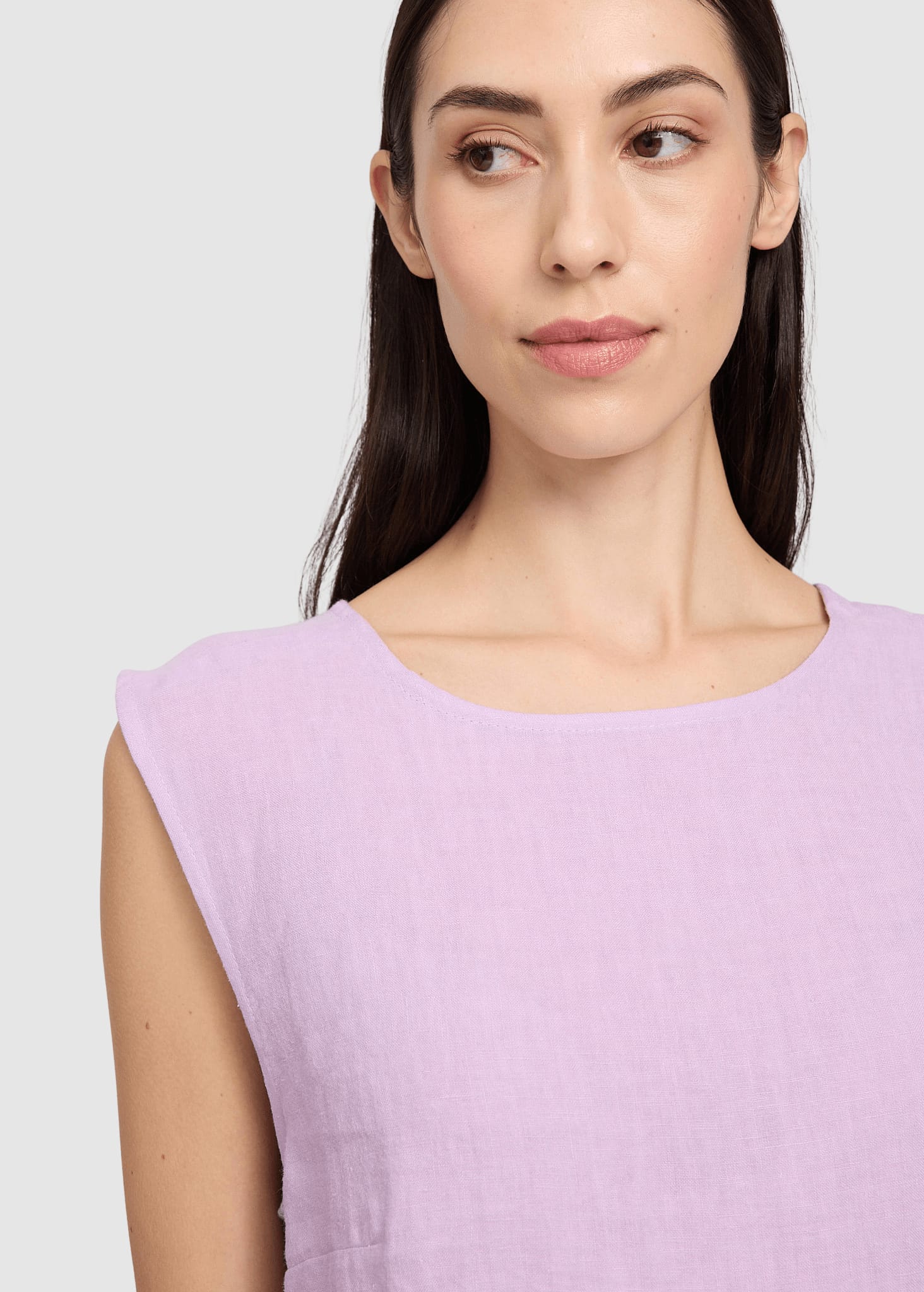Linen Top Bright Lavender