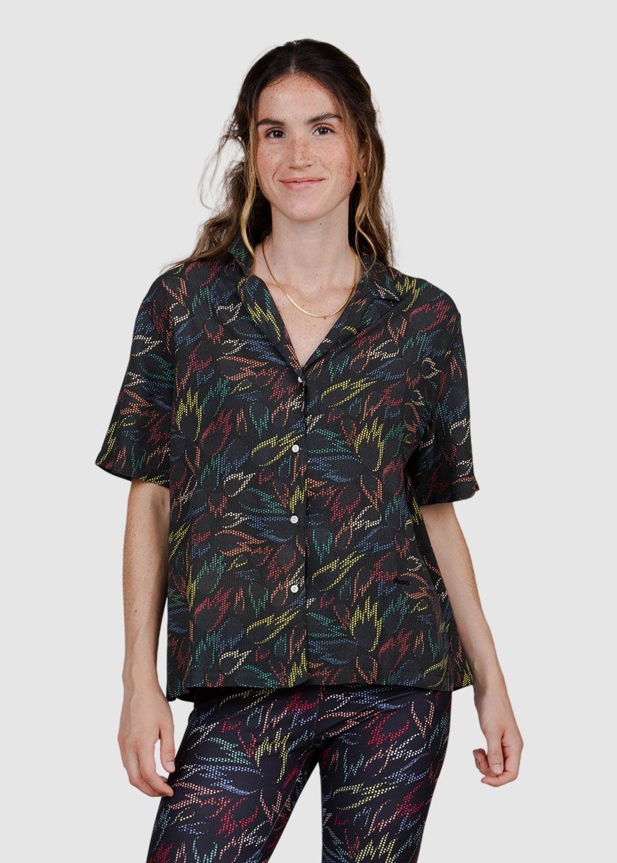 Flames Aloha Blouse