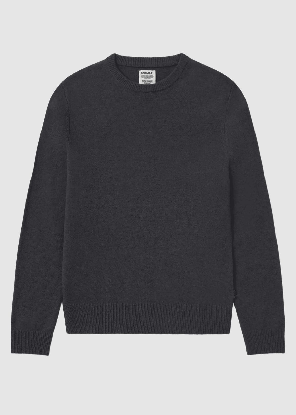 ecoalf-laguna-with-tag-knit-man-dark-grey-melange-1.jpeg Laguna With Tag Knit Man Dark Grey Melange