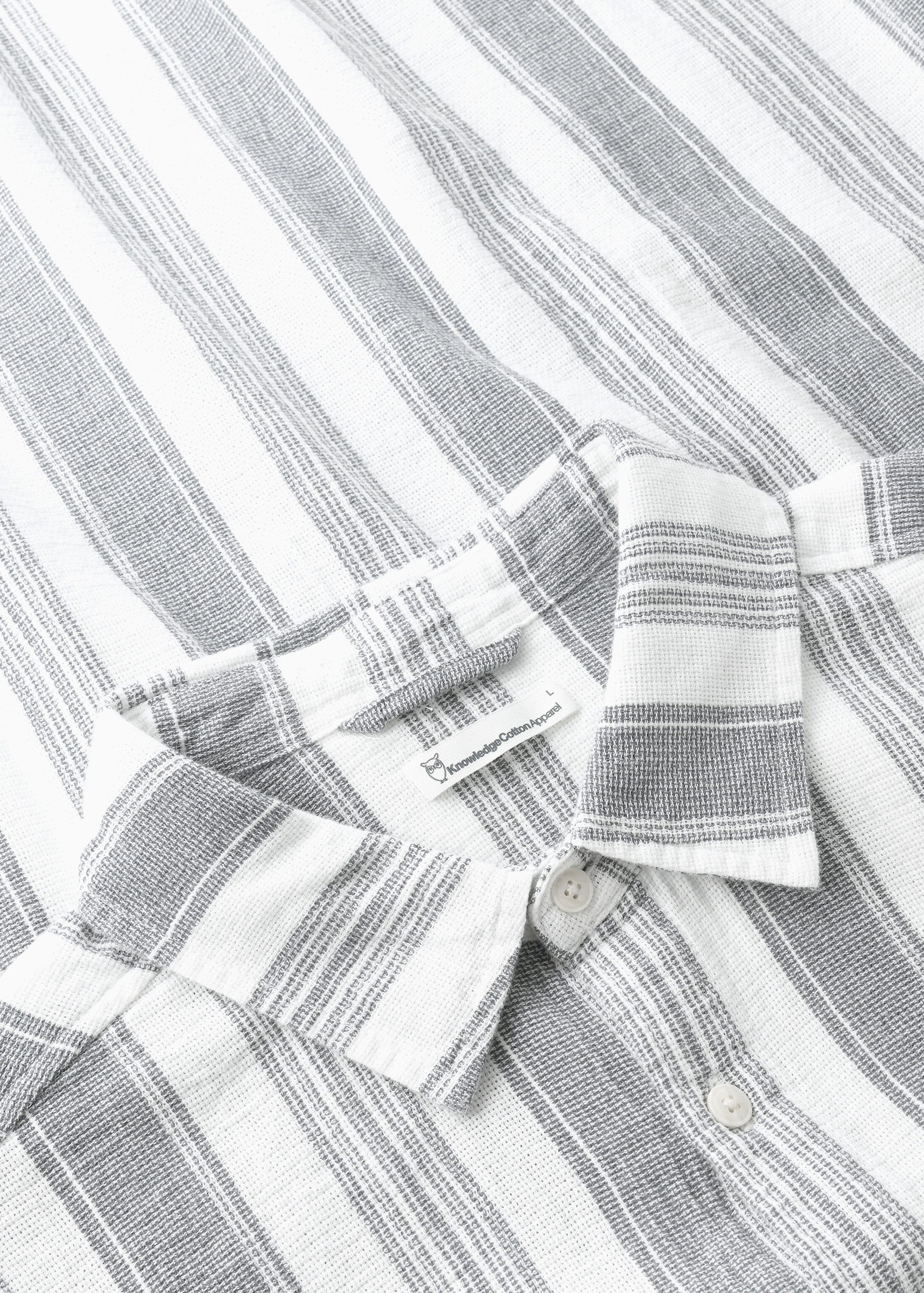 Relaxed Stripe Short Sleeve Shirt Blue Stripe Relaxed Stripe Short Sleeve Shirt Blue Stripe