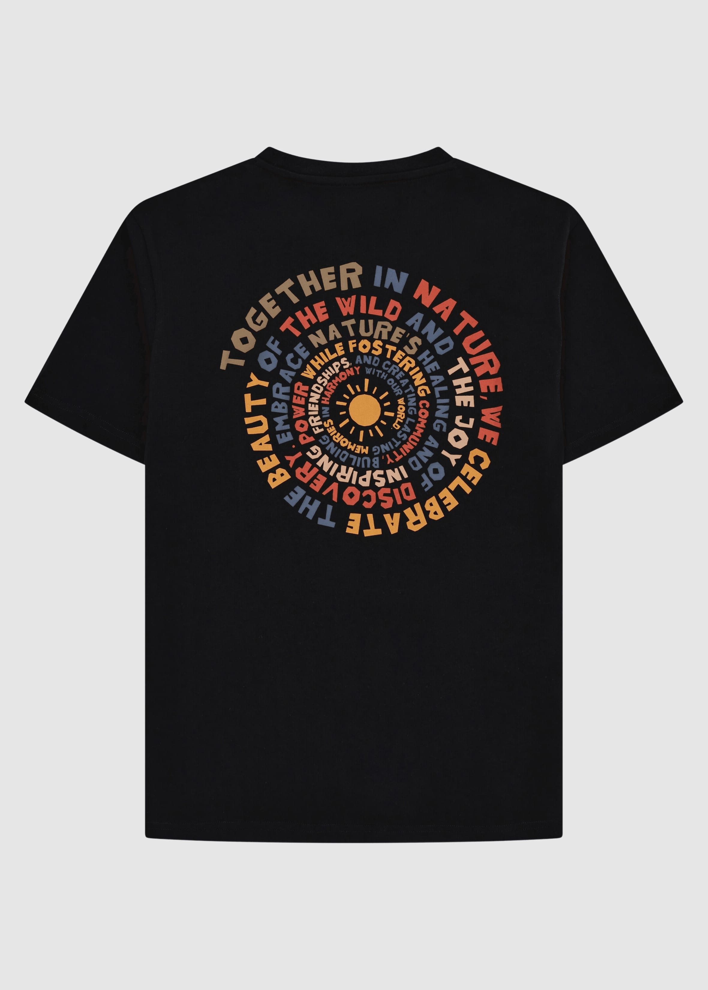 Back Print T-Shirt Black Jet Back Print T-Shirt Black Jet