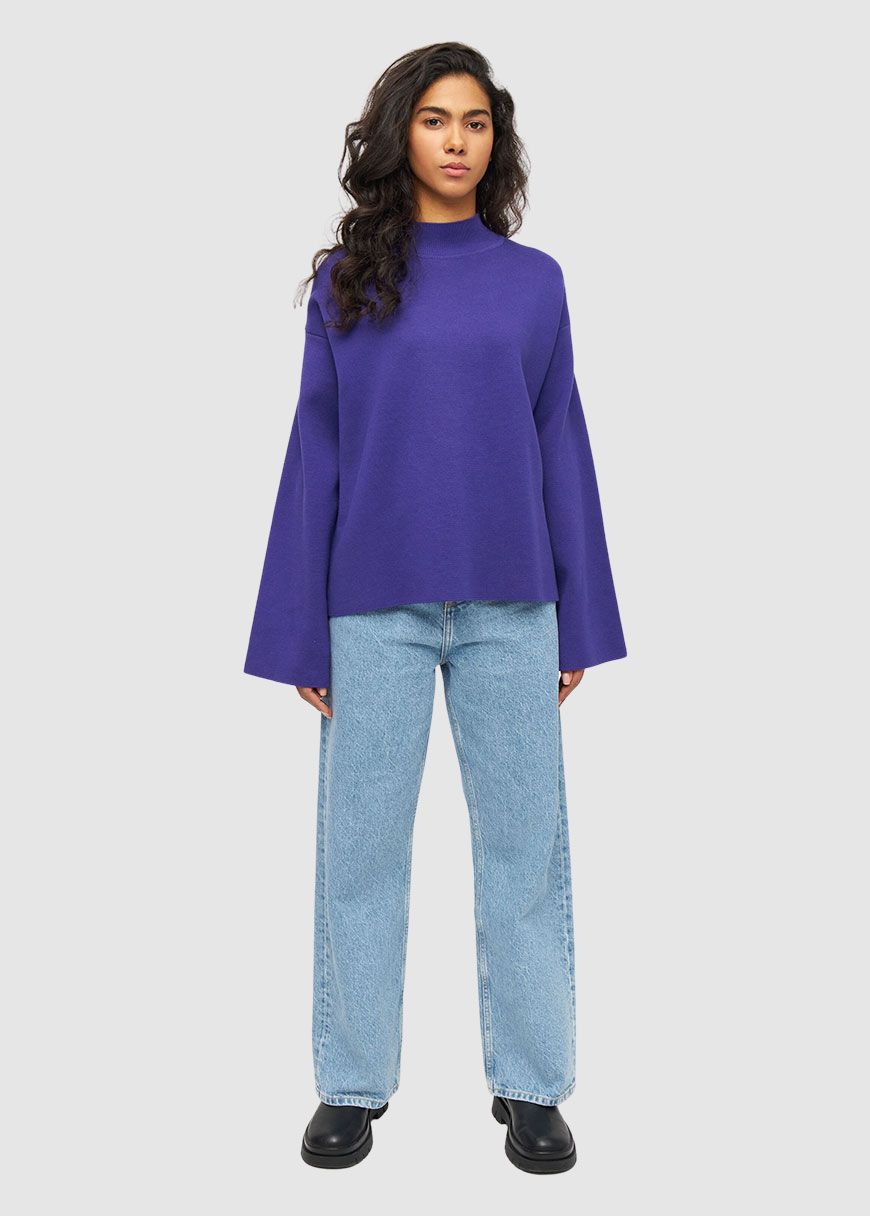 Cotton High Neck Knit Cotton High Neck Knit