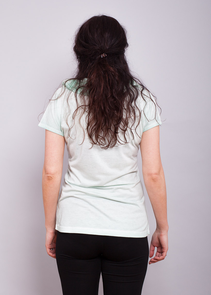 Shawlcollar 1/2 M.T. Summer Mint Shawlcollar 1/2 M.T. Summer Mint