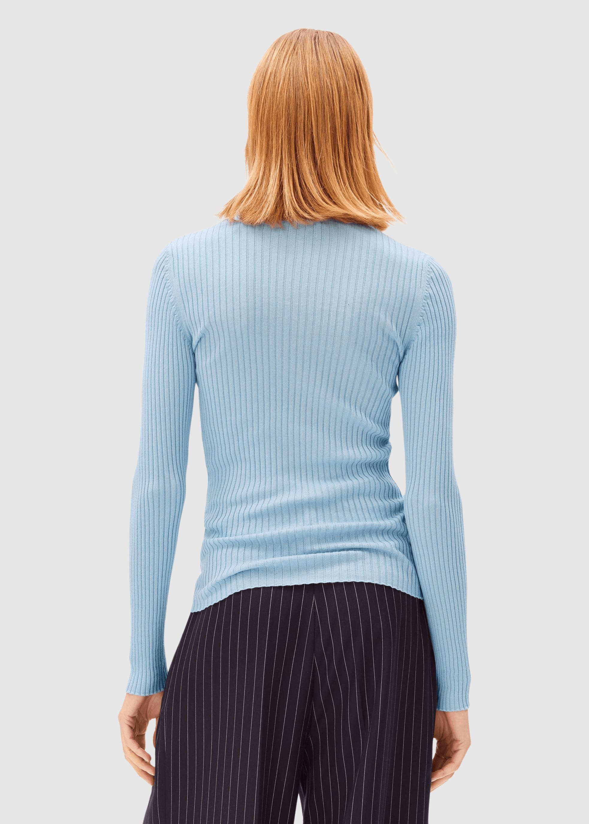 Alaania Knit Sweater Blue Glow Alaania Knit Sweater Blue Glow