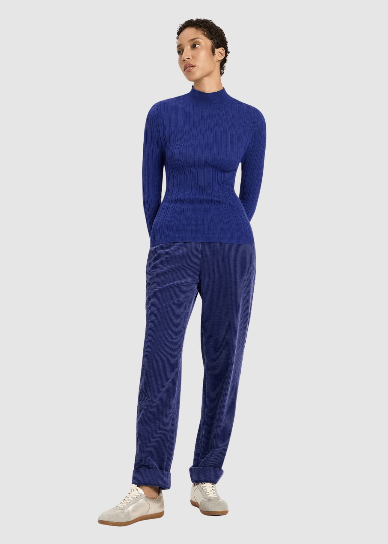 Rollkragenpullover Violet