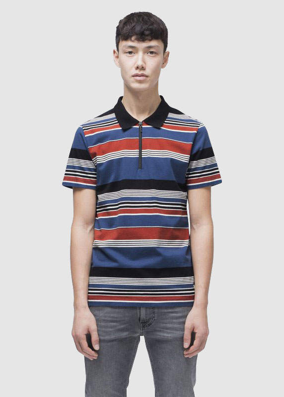 Mikael Multi Stripe Zipper Mikael Multi Stripe Zipper