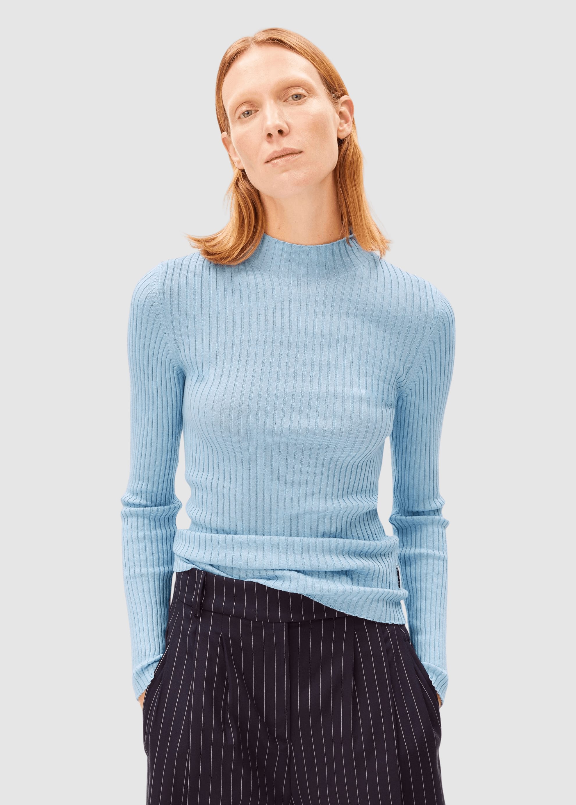 Alaania Knit Sweater Blue Glow