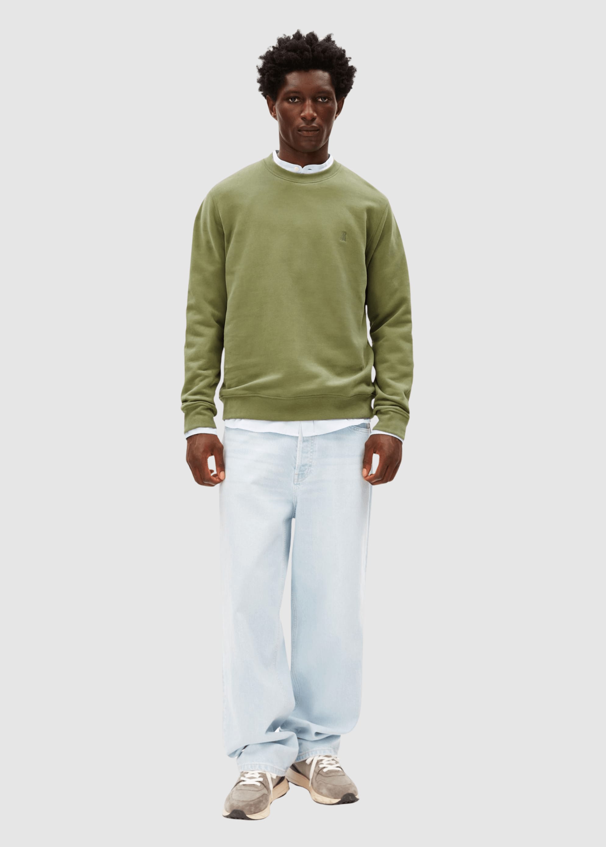 Baaro Loop Sweatshirt Fatigue Green Baaro Loop Sweatshirt Fatigue Green