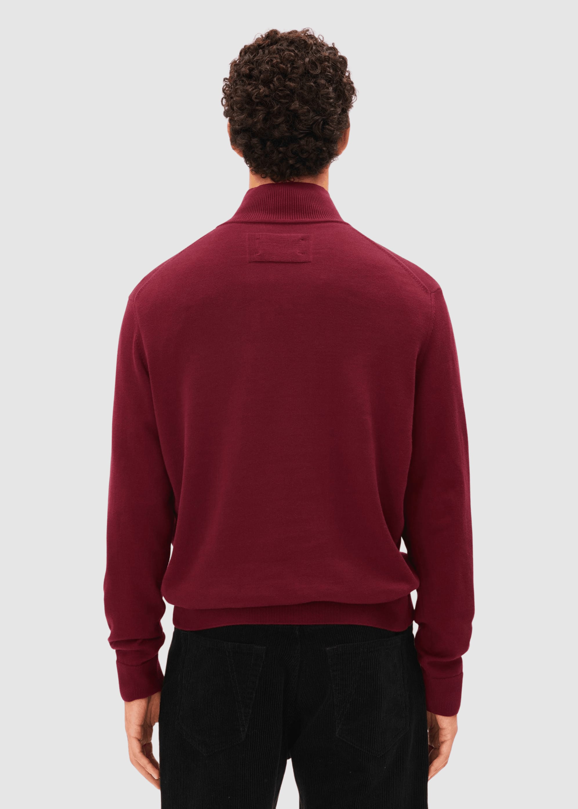 Faabes Knit Sweater Velvet Red