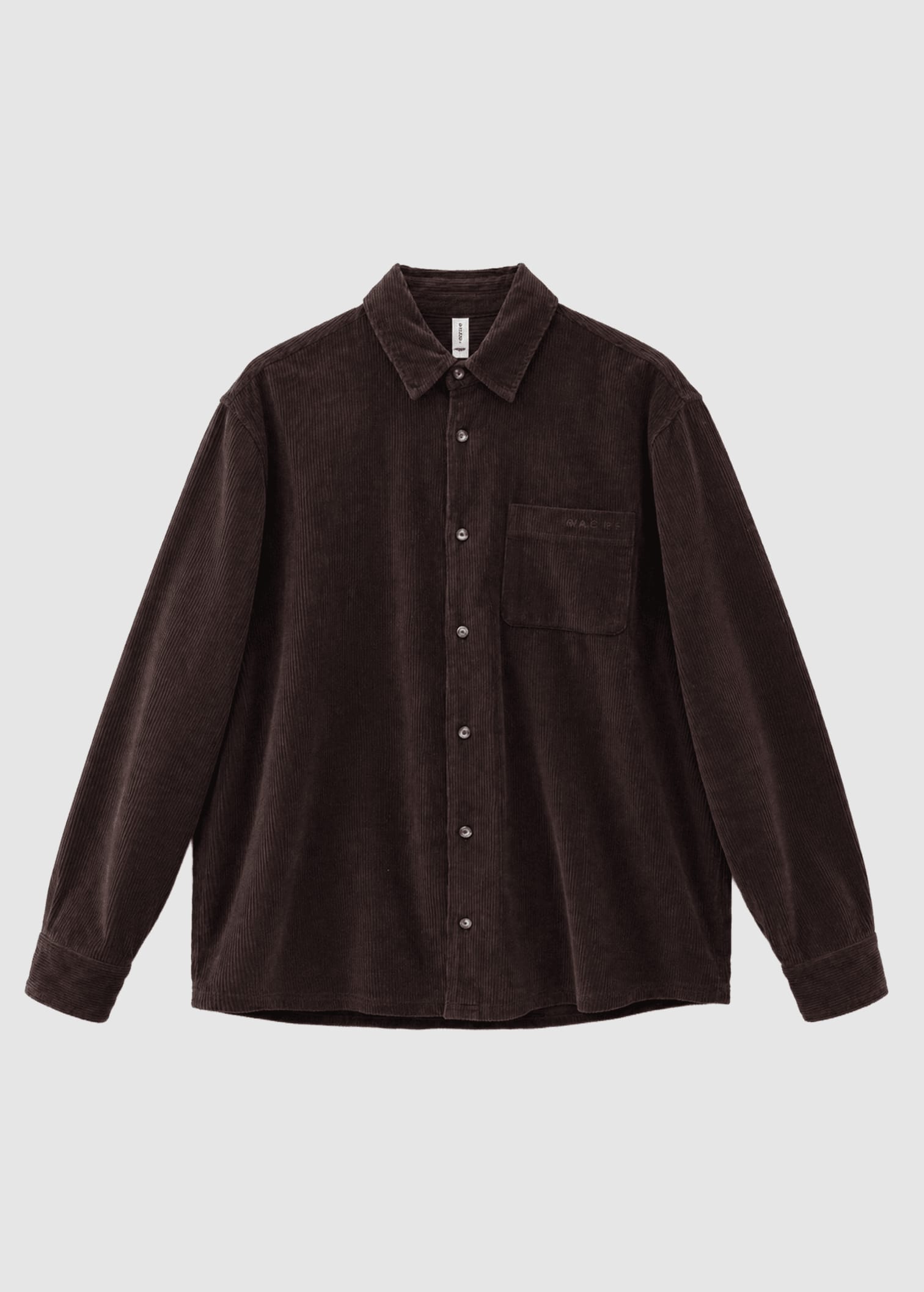 mazine-pocket-corduroy-shirt-black-coffee-6.jpeg Pocket Corduroy Shirt Black Coffee