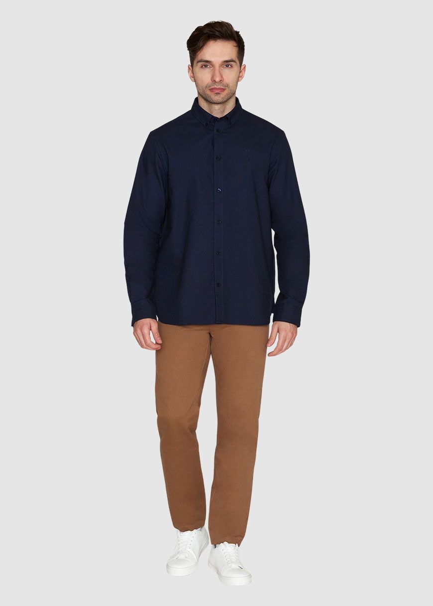 Harald Small Owl Oxford Regular Fit Shirt Harald Small Owl Oxford Regular Fit Shirt