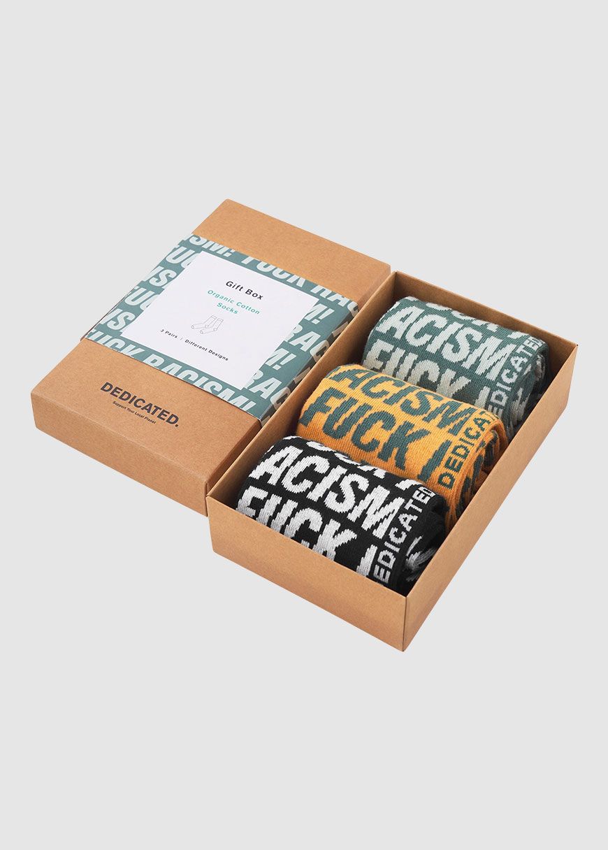 dedicated_socks_sigtuna_fuck_racism_3_pack_AW_25_DED_21450_Multicolor_1_dafcef789f Socks Sigtuna Fuck Racism 3-Pack