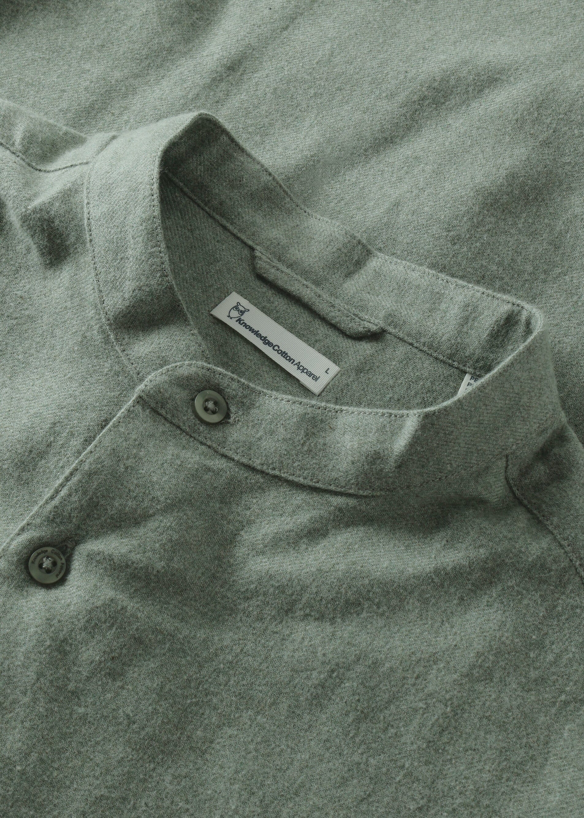 Arch Regular Flannel Shirt Lily Pad