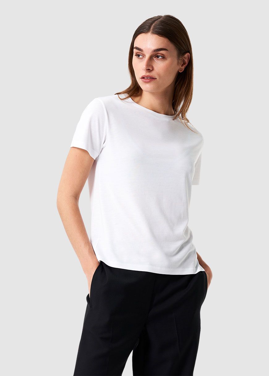 T-Shirt Tencel Cotton Women Tone T-Shirt Tencel Cotton Women Tone