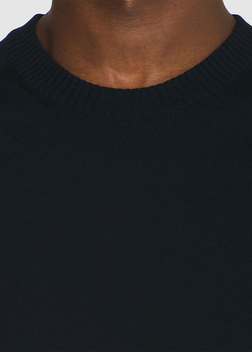 knowledge_cotton_apparel_regular_merino_knit_crew_neck_AW_25_KCA_1080068_1001_Total_Eclipse_4_ece3dea289 Regular Merino Knit Crew Neck