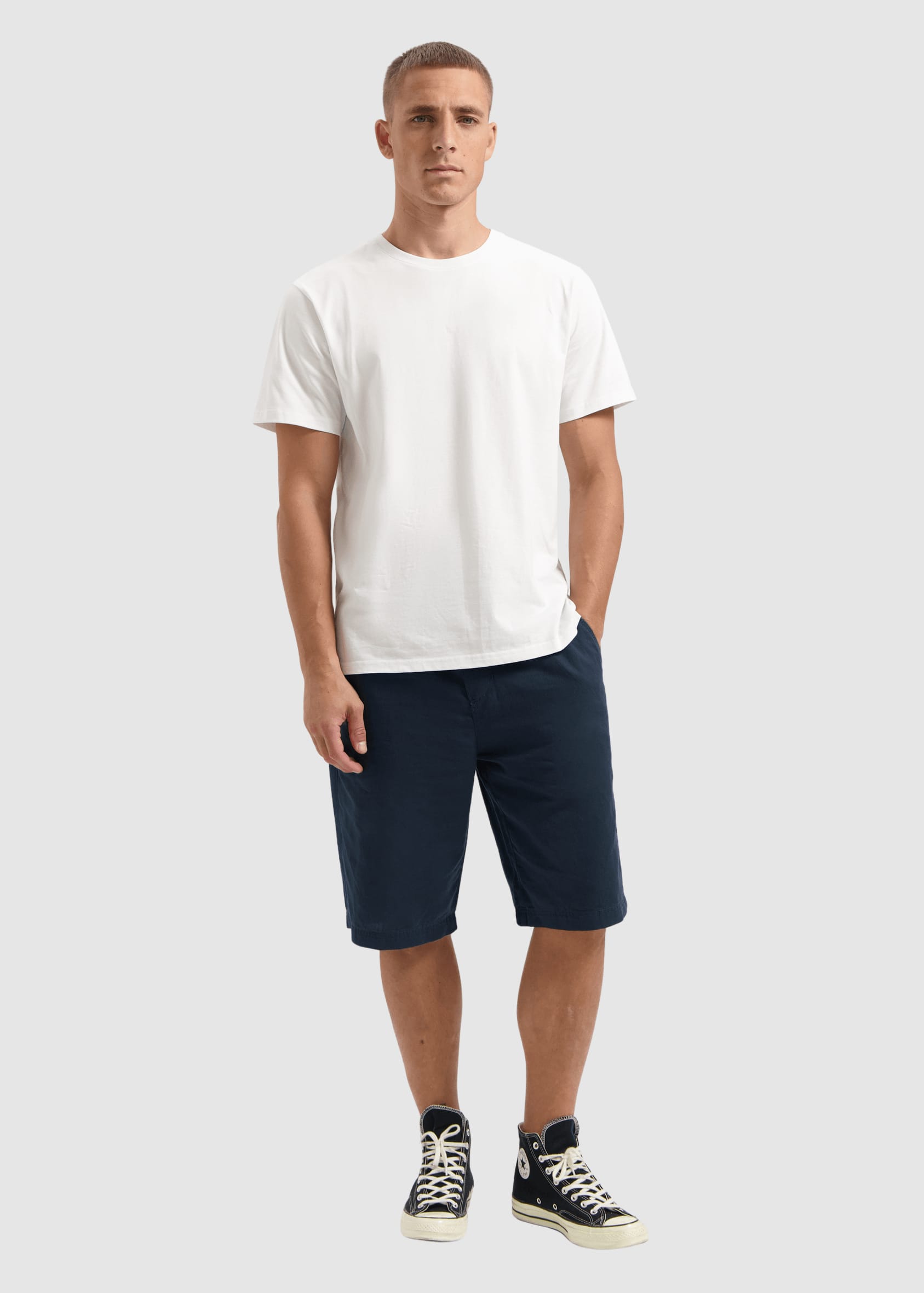 Tyler Linen Short Midnight Blue Tyler Linen Short Midnight Blue