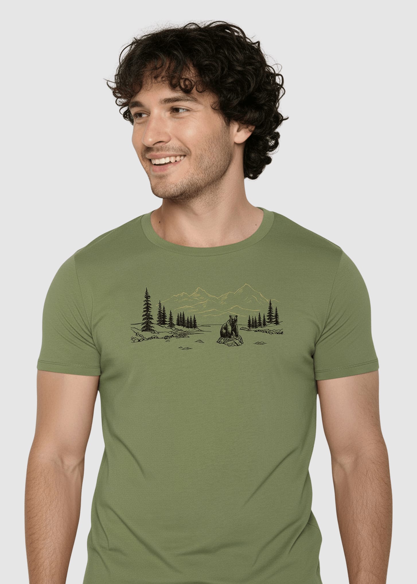 Bear River Guide T-Shirt Dark Seed