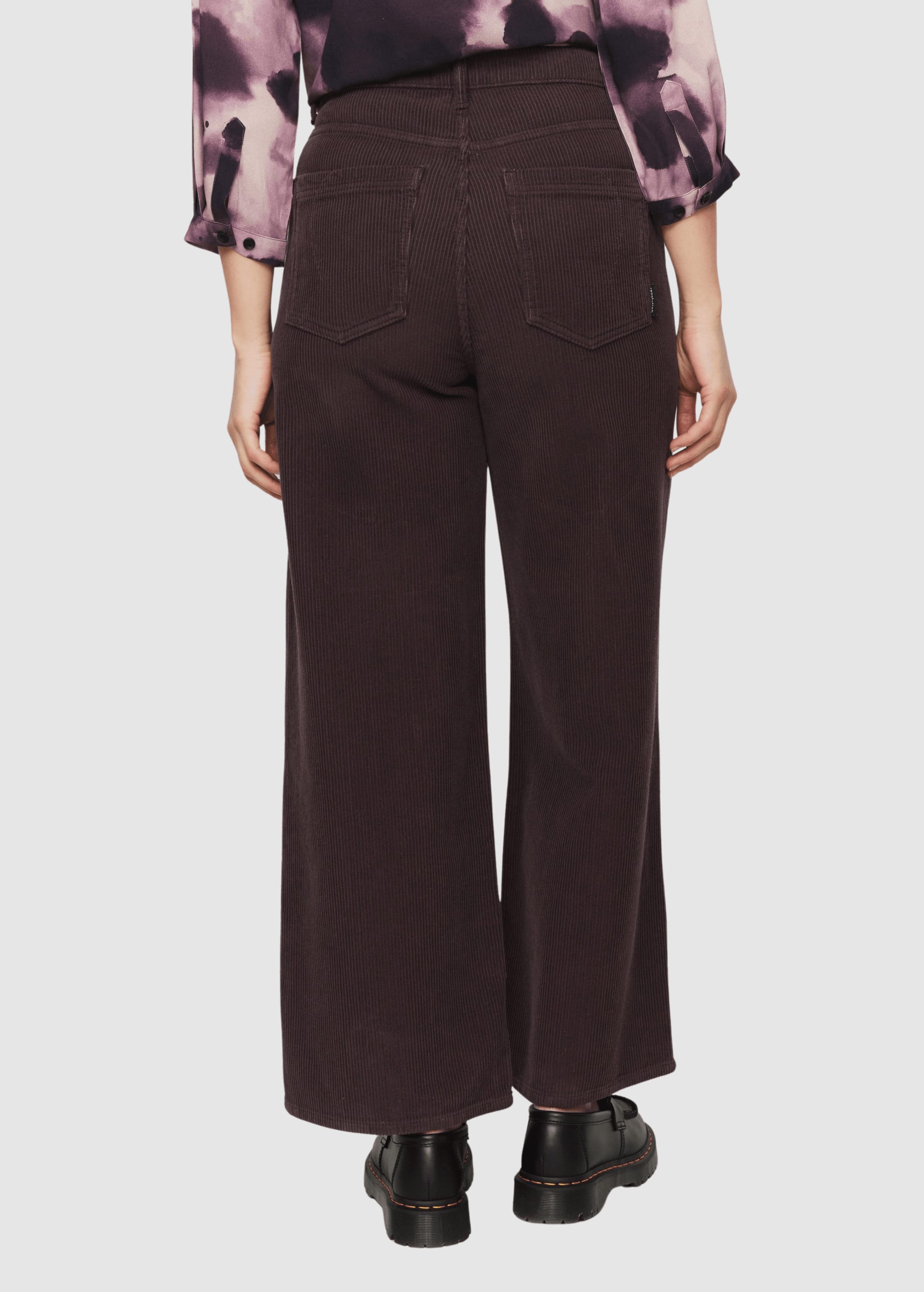 Erica Corduroy Dark Grape
