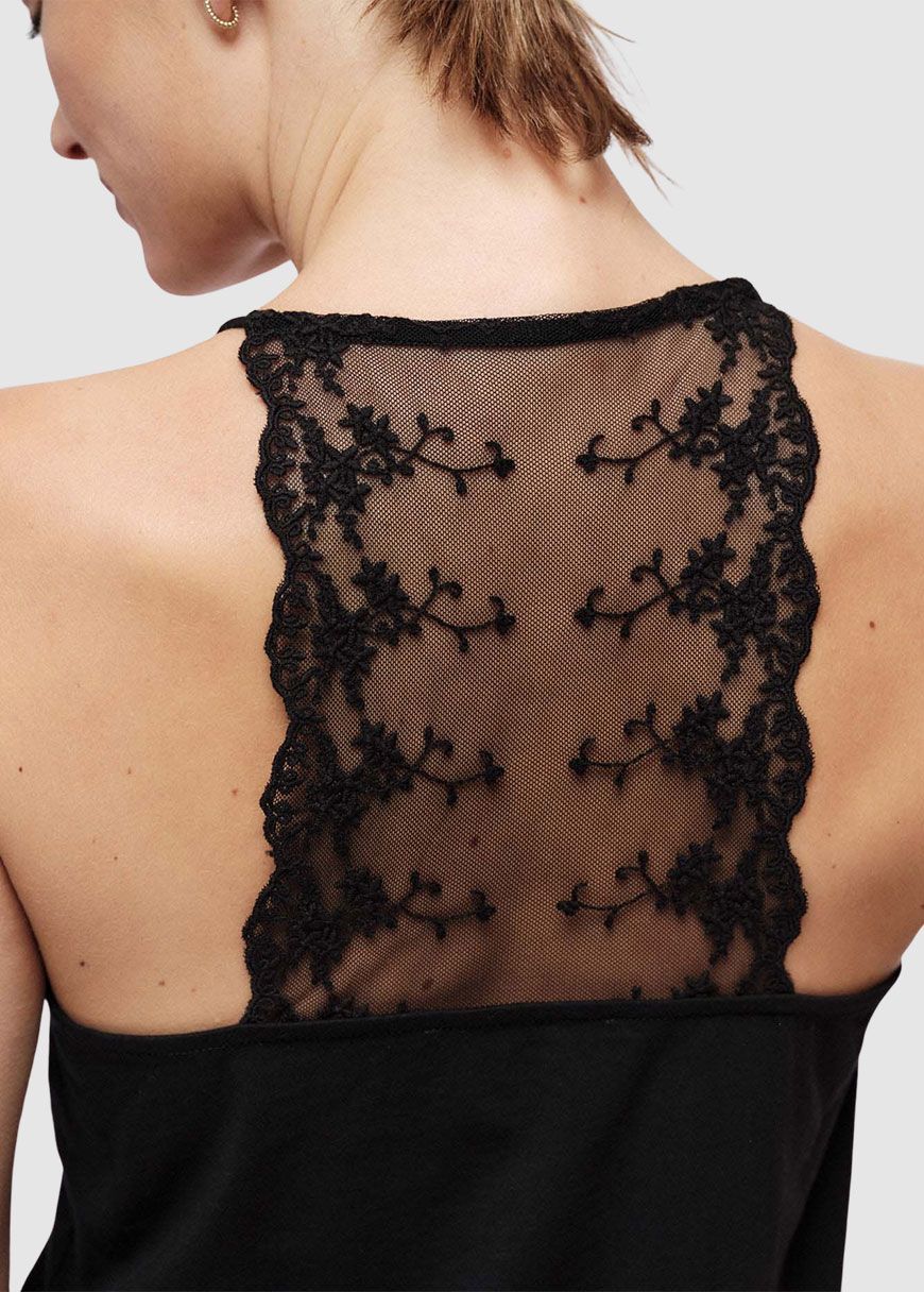 Top mit Spitze Top mit Spitze