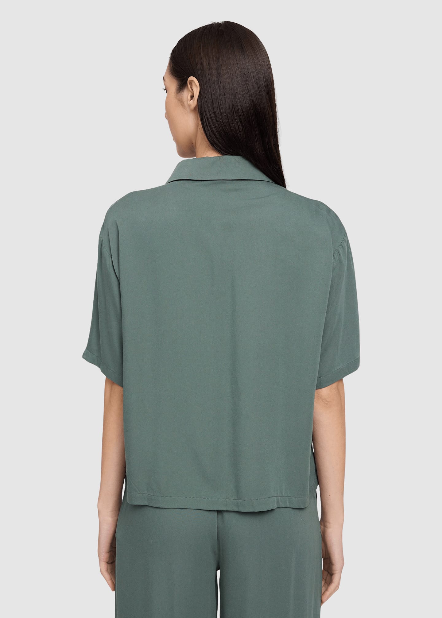 Short Sleeve Viscose Shirt Bottle