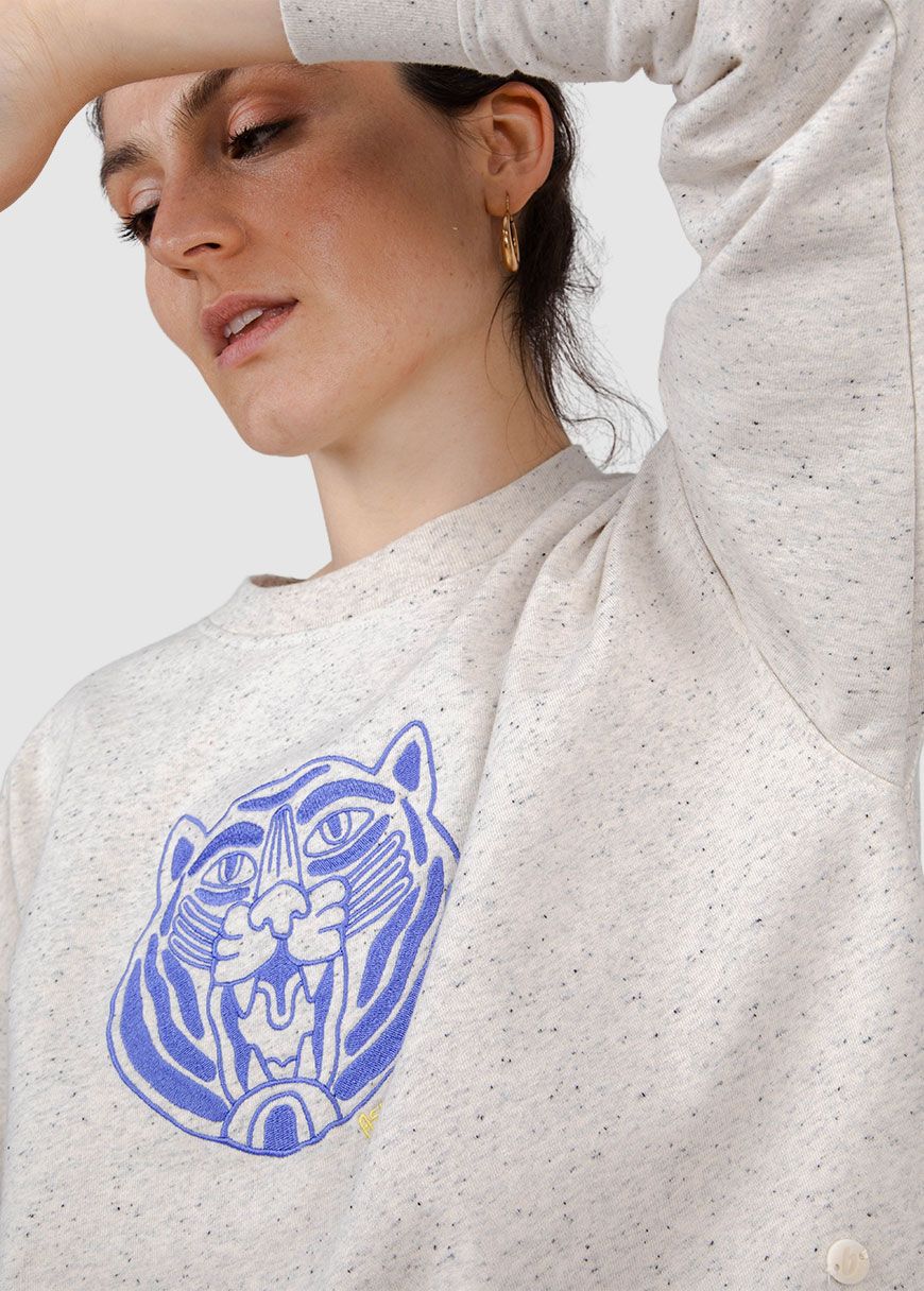 Tiger Rounded Sweatshirt
