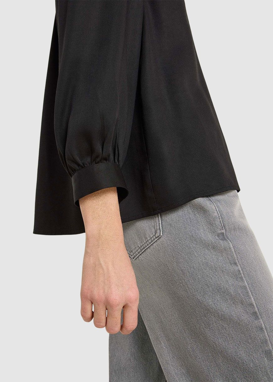 Bluse mit Kräuseln Bluse mit Kräuseln