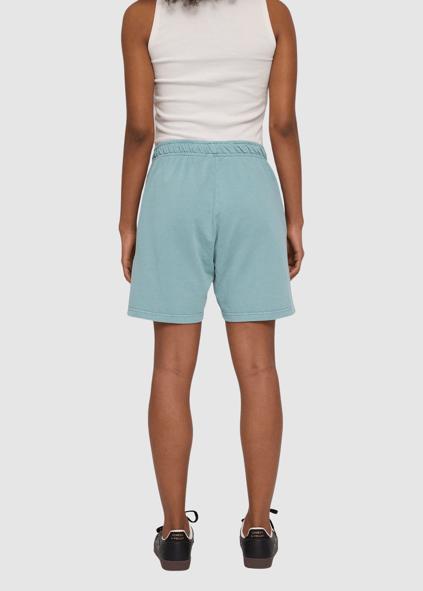 Genderless Natural Dye Sweat Shorts Natural Dye Turquoise Genderless Natural Dye Sweat Shorts Natural Dye Turquoise